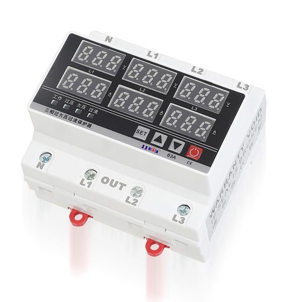 Three-phase overvoltage and undervoltage ​overcurrent protector